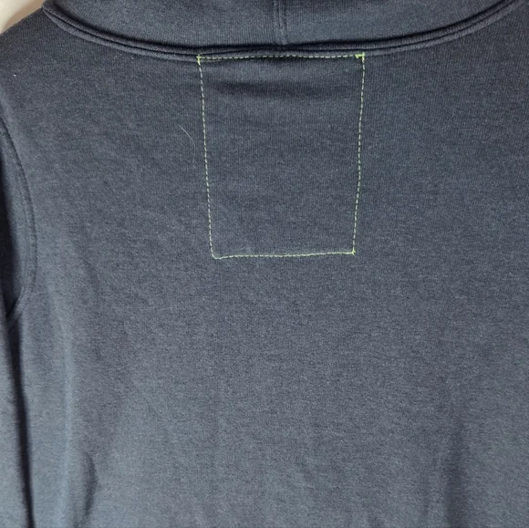 Aviator Nation Navy Blue Ninja Pullover Hoodie Zip Pocket Size X-Small - Picture 8 of 13